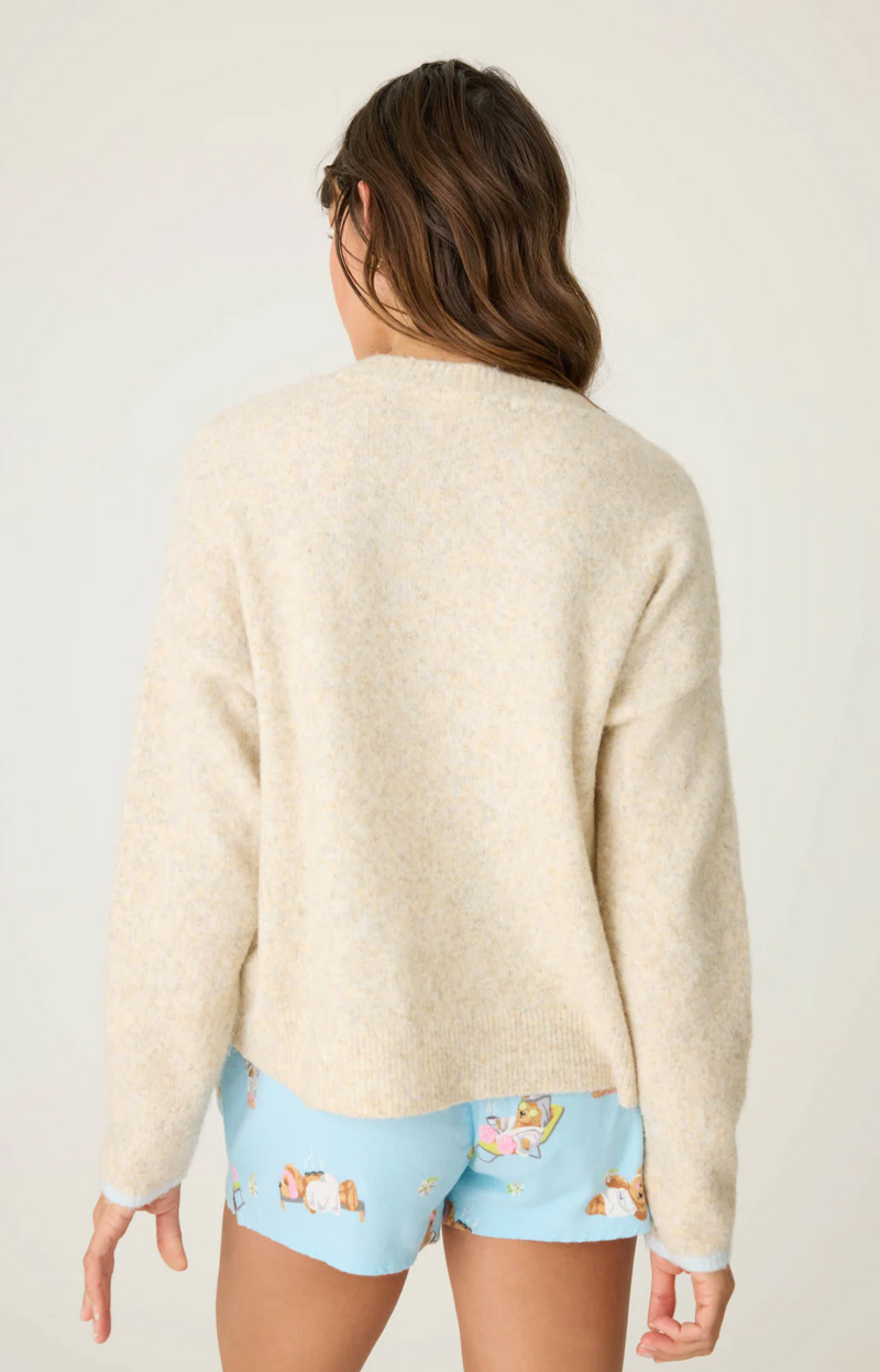 Teddy Bear Graphic Snuggle Sweater