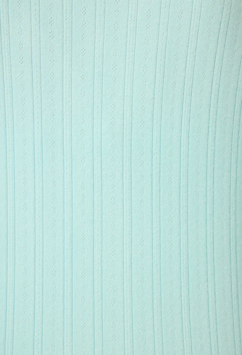 Pointelle Essentials Solid Mint Cardigan