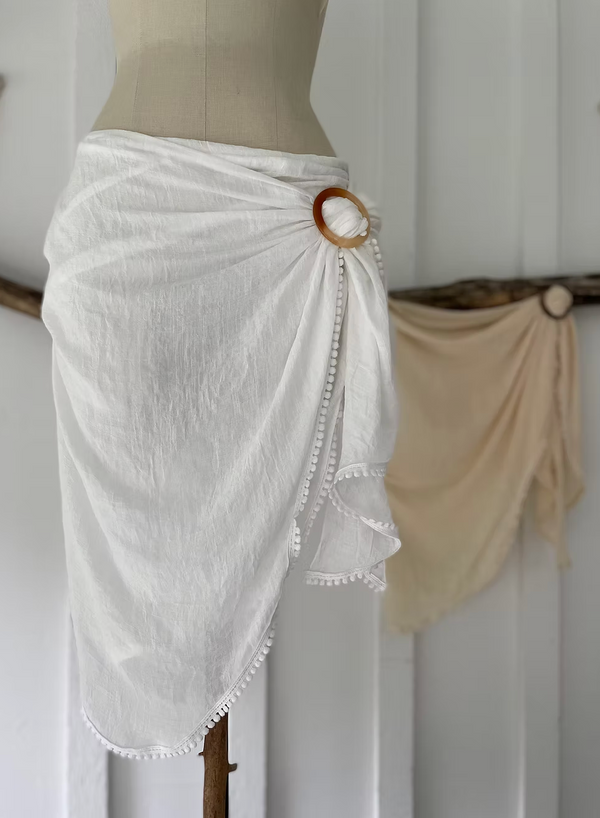 Sheer Beach Wrap Skirt
