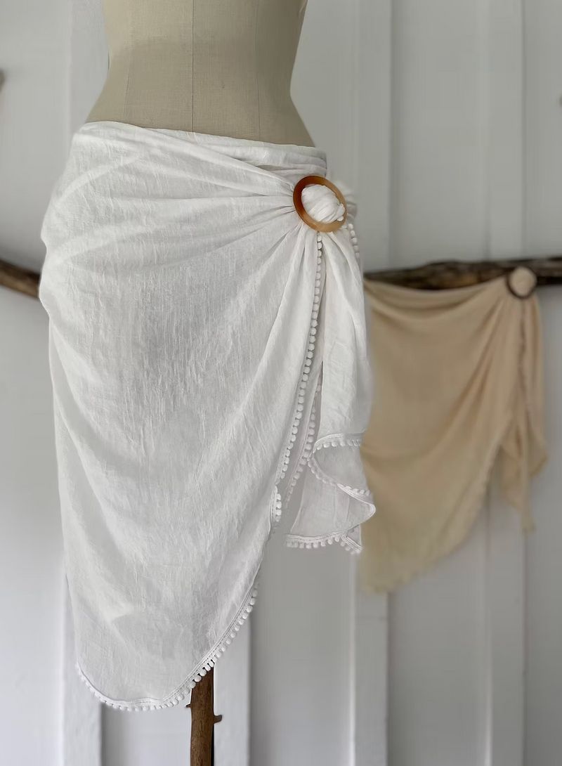 Sheer Beach Wrap Skirt
