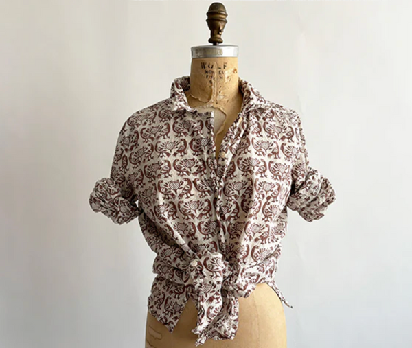 Birds Button Shirt