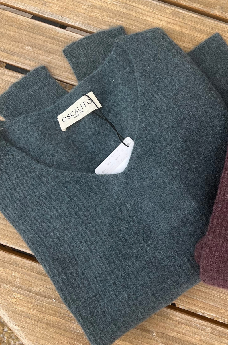CALATO ALPACA E LANA V Neck Sweater