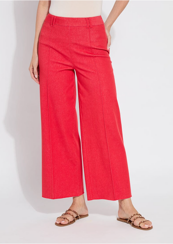 Erin PinTuck pant Red
