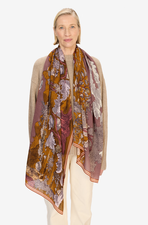 70 Histoire Purple Scarf