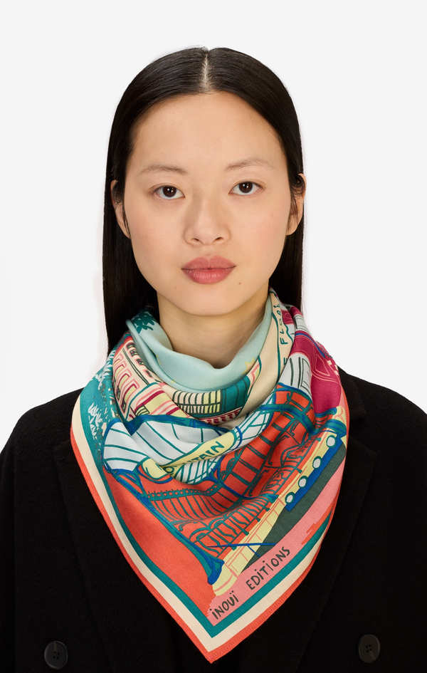 100 Square J'aime Paris Scarf