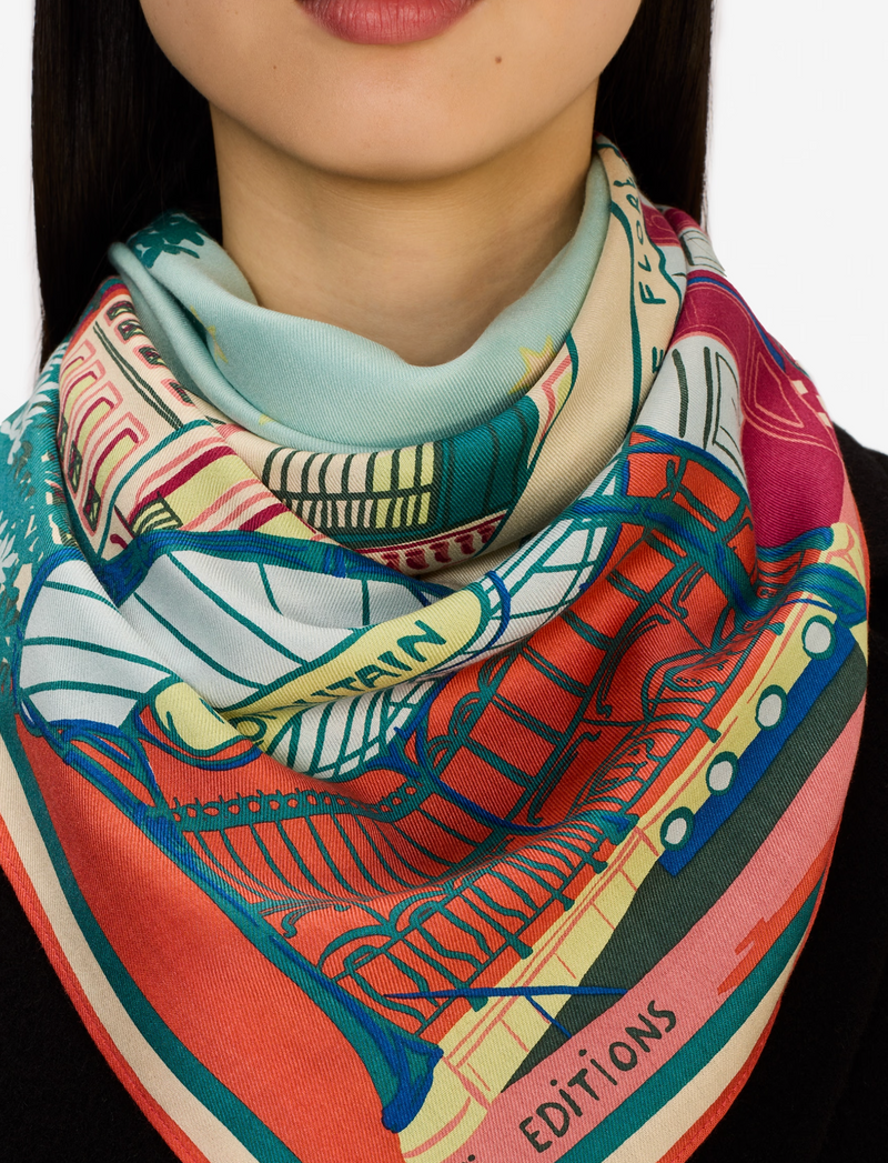 100 Square J'aime Paris Scarf