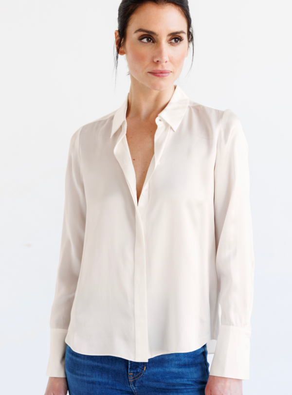 Beaded Collar Blouse