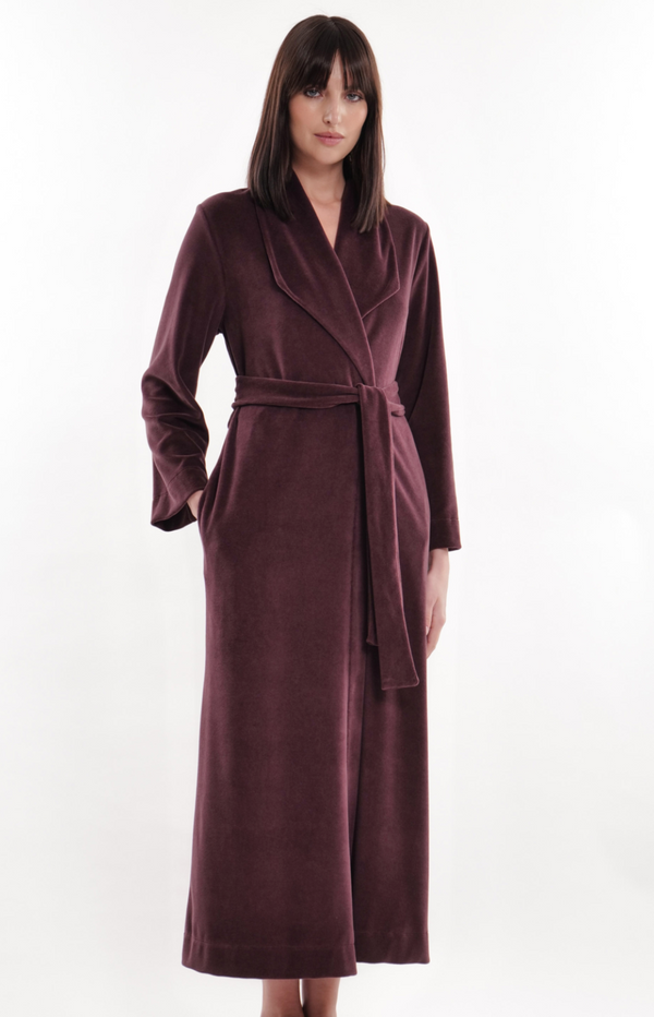 Cotton Velvet Robe
