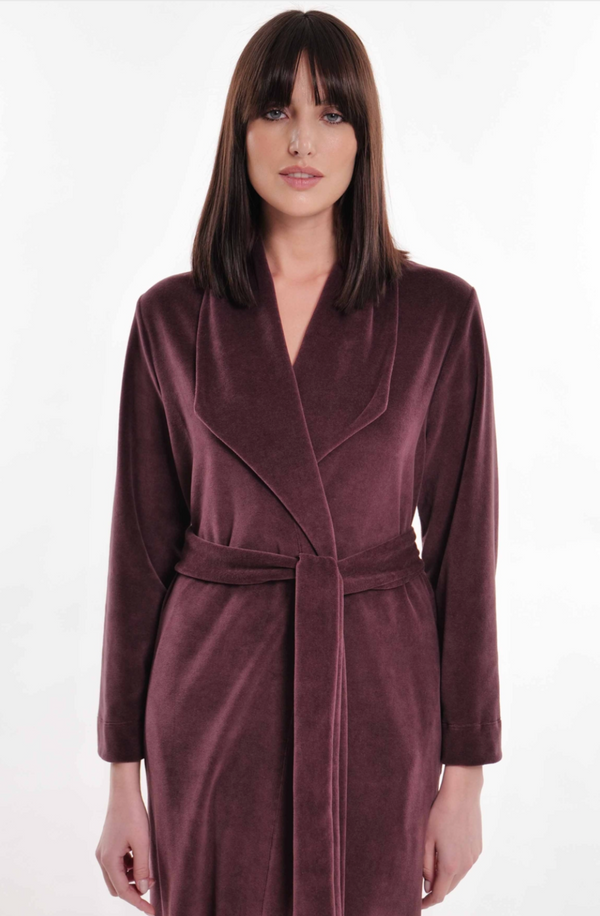 Cotton Velvet Robe
