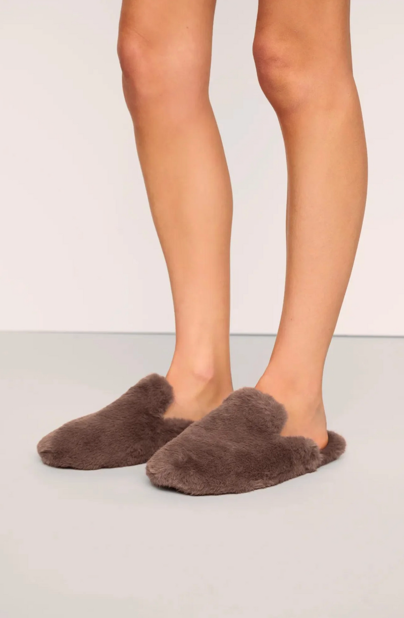Plush Mule Slippers
