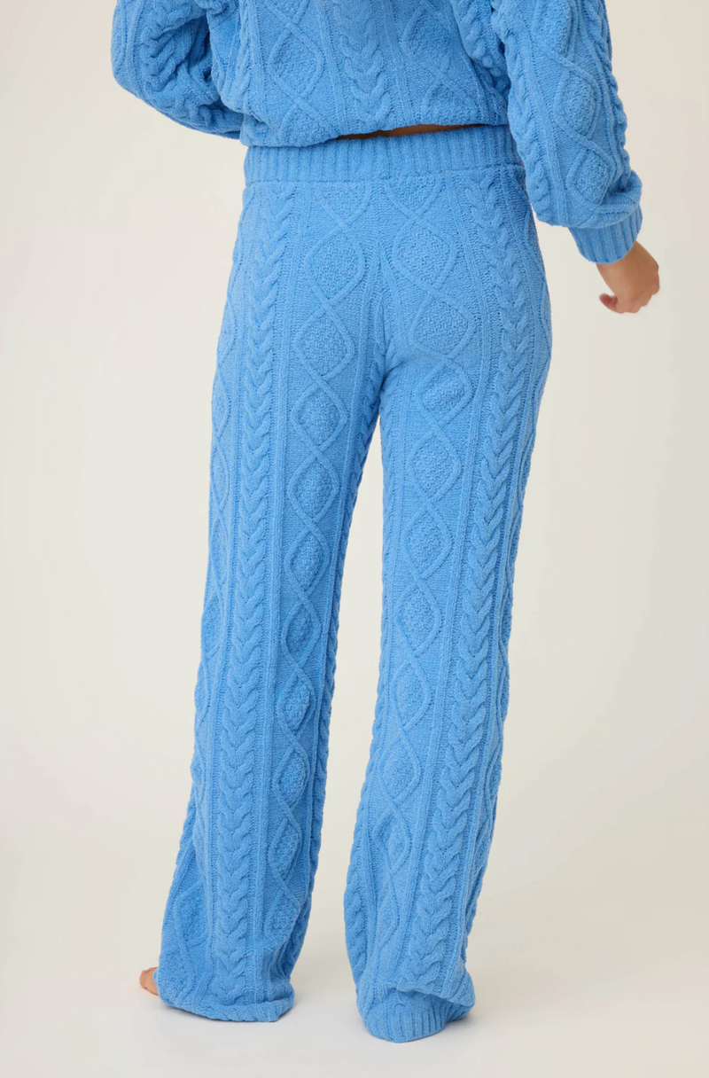 Chenille Cable Style Knit Lounge Pant