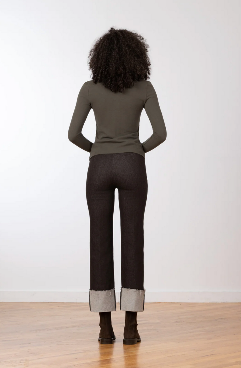 Bonnie Brown Denim Pant
