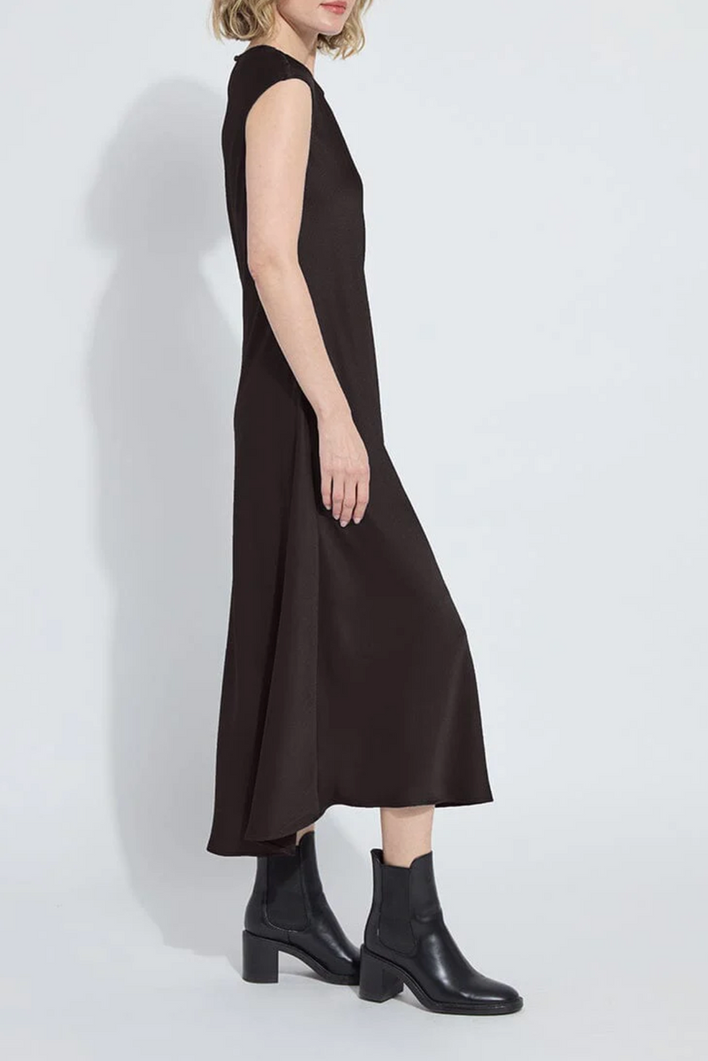 Silvana Bias Cut Midi Dress
