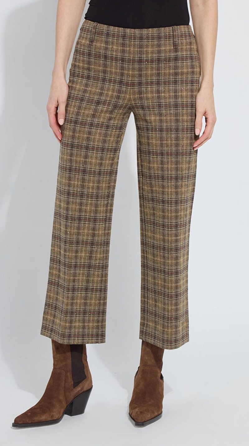 Marceline Crystal Embellished Crop Pant