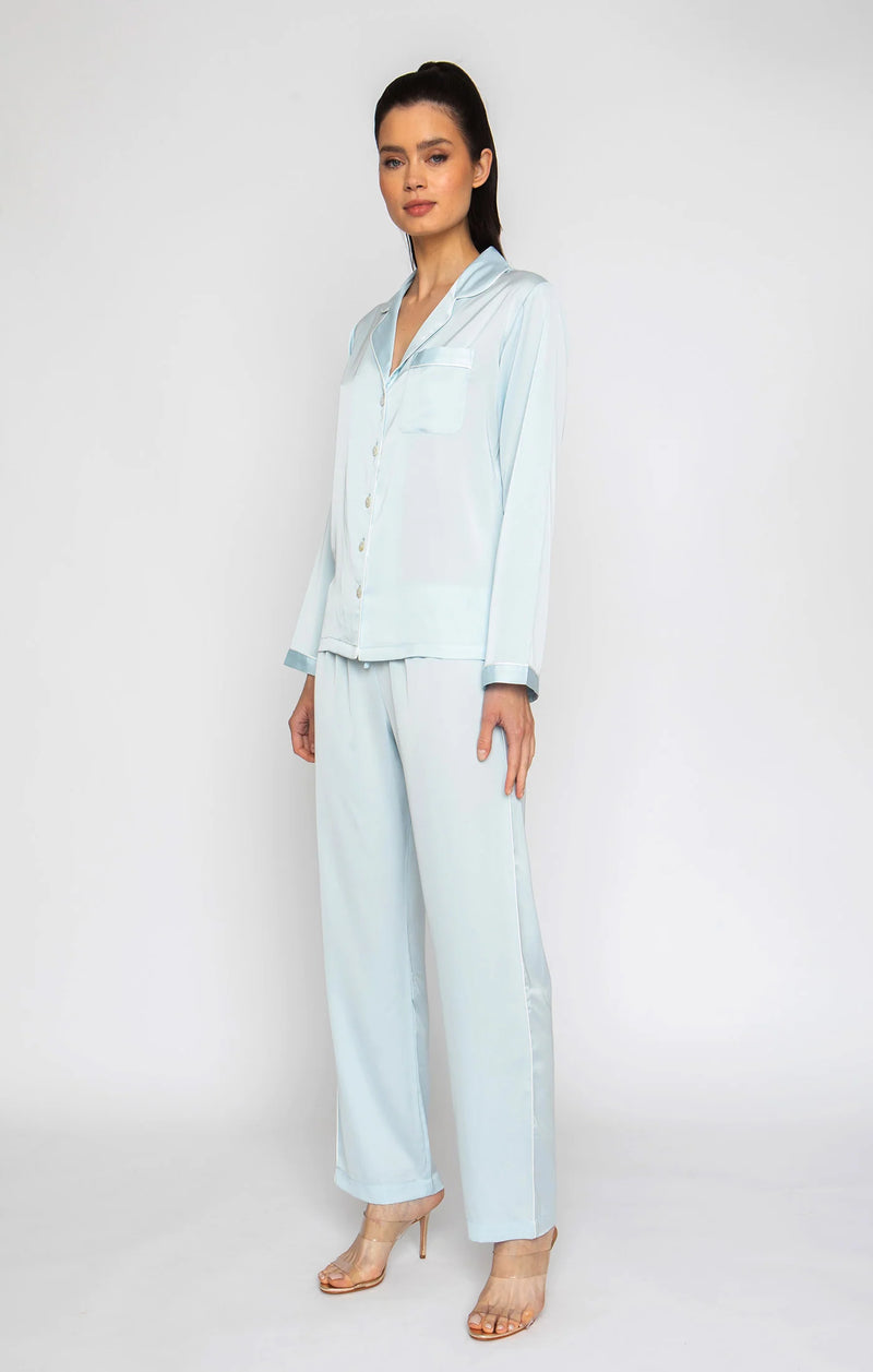 Sky Blue Long PJ Set