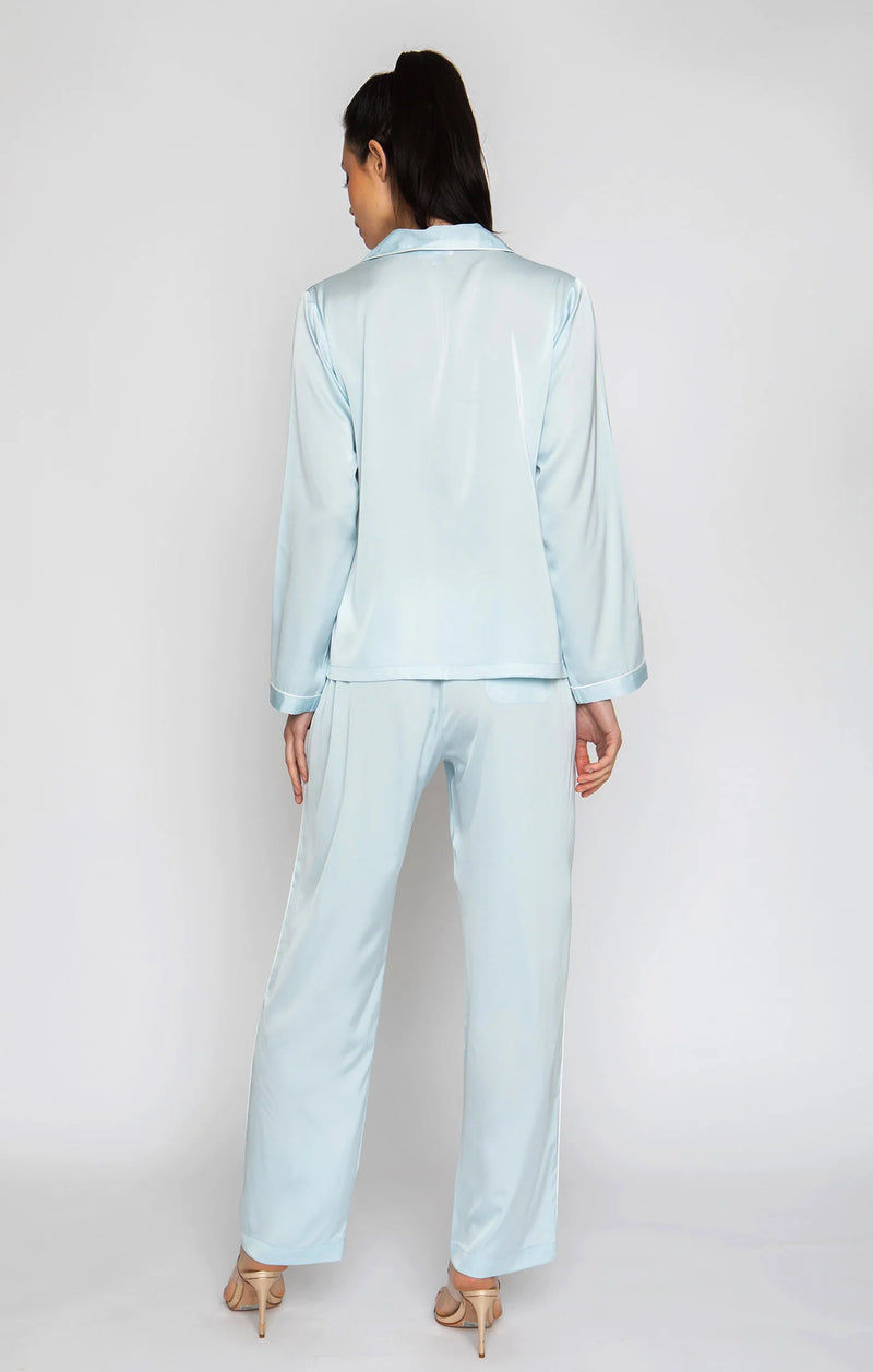 Sky Blue Long PJ Set