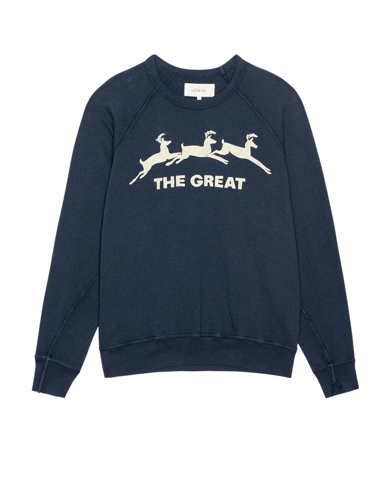 The College Deer Graphic Sweatshirt