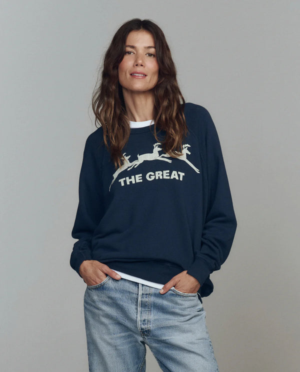 The College Deer Graphic Sweatshirt