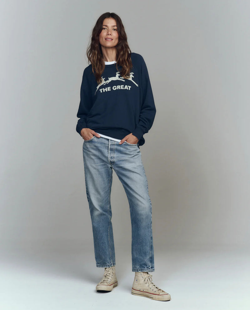 The College Deer Graphic Sweatshirt