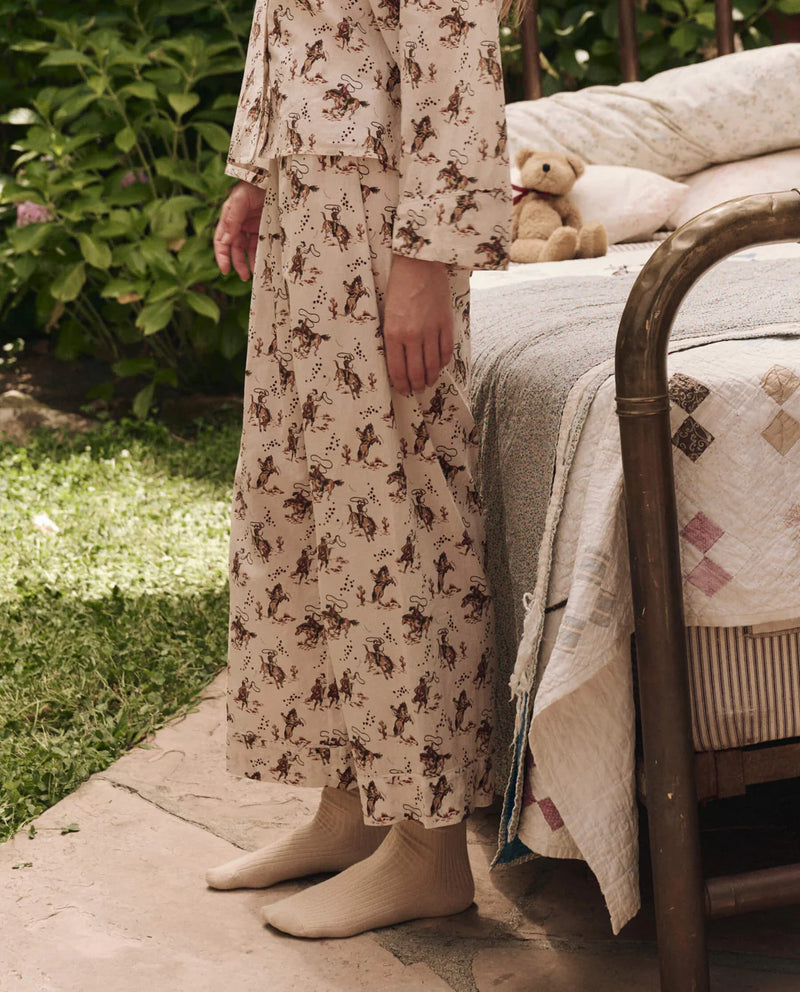 The Easy Sleep Pant Cream Cowboy