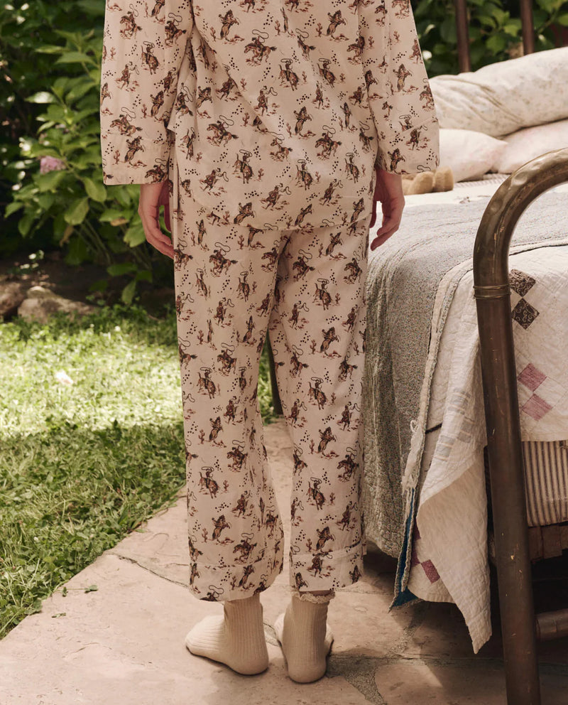 The Easy Sleep Pant Cream Cowboy