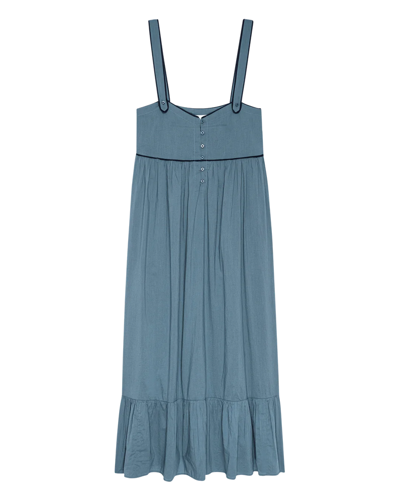 The Western Tank Night Dress  Blue Dusk