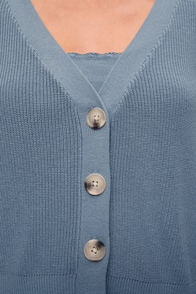 Fine Gauge Sweater Cardigan