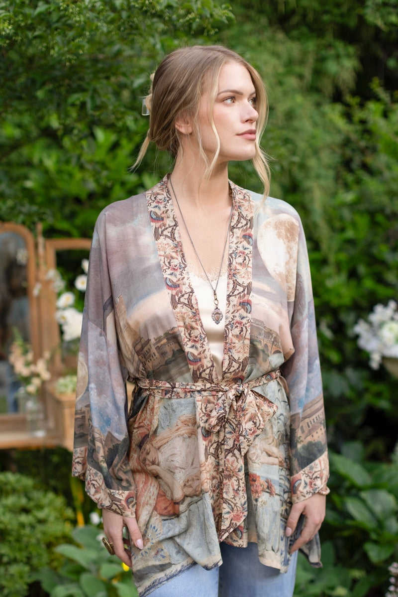 Imaginarium Bamboo Bohemian Kimono Cardigan