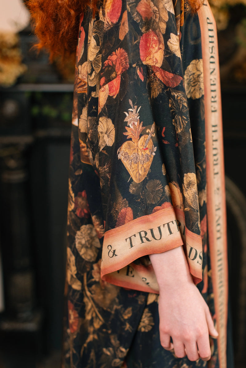 Heart of Gold Opera Duster Kimono