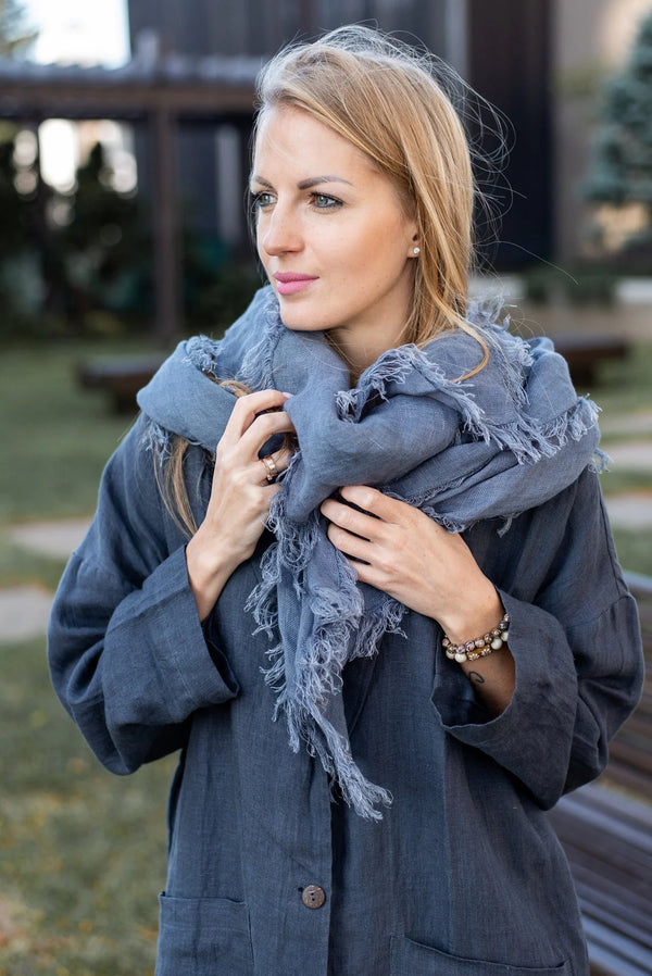 Linen Sheer Shawl