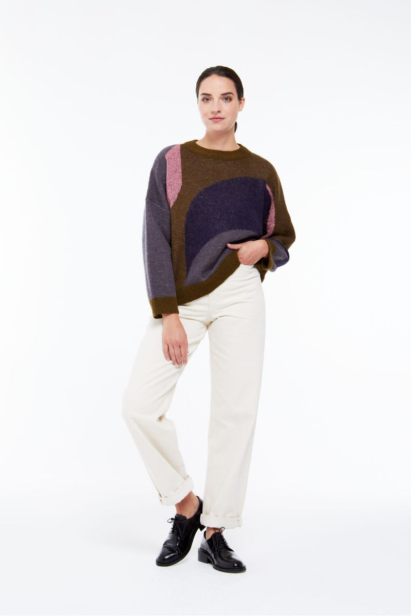 Khaki Nina Nymphe Sweater