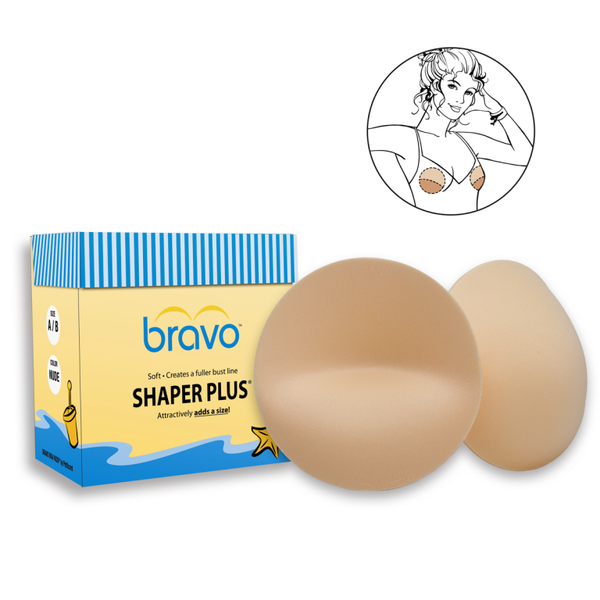 Shaper Plus Push Up Round Pads Nude
