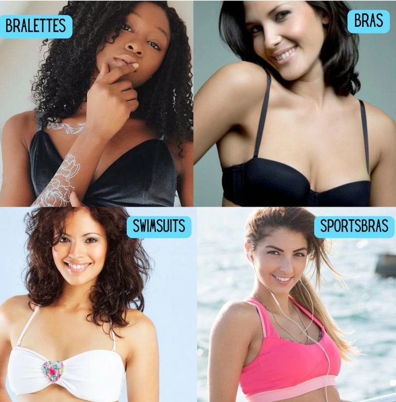 Non Slip Bra Pad Inserts liliesandlace