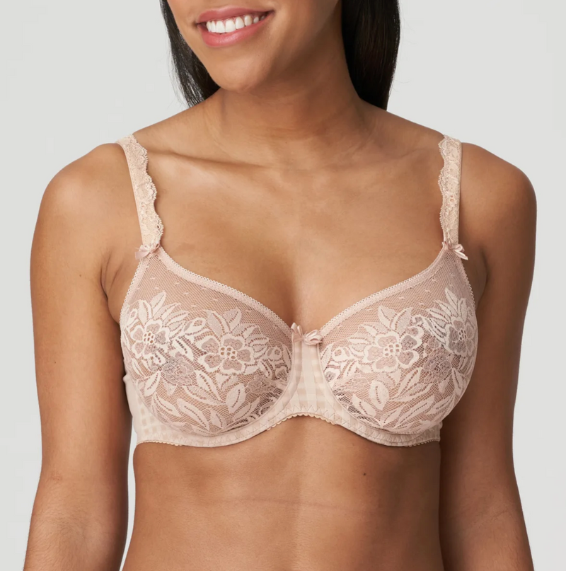 Non Padded Lace Full Cup Seamless Madison Lace Bra