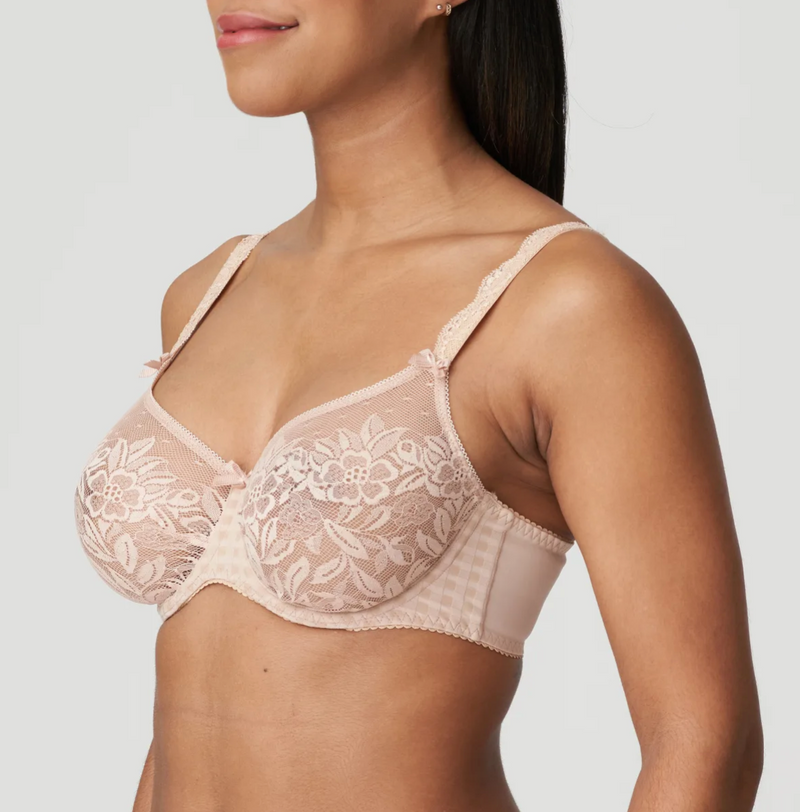 Non Padded Lace Full Cup Seamless Madison Lace Bra