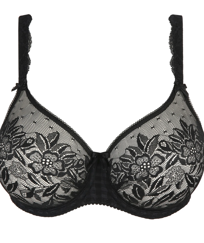 Non Padded Full Cup Seamless Madison Lace Bra