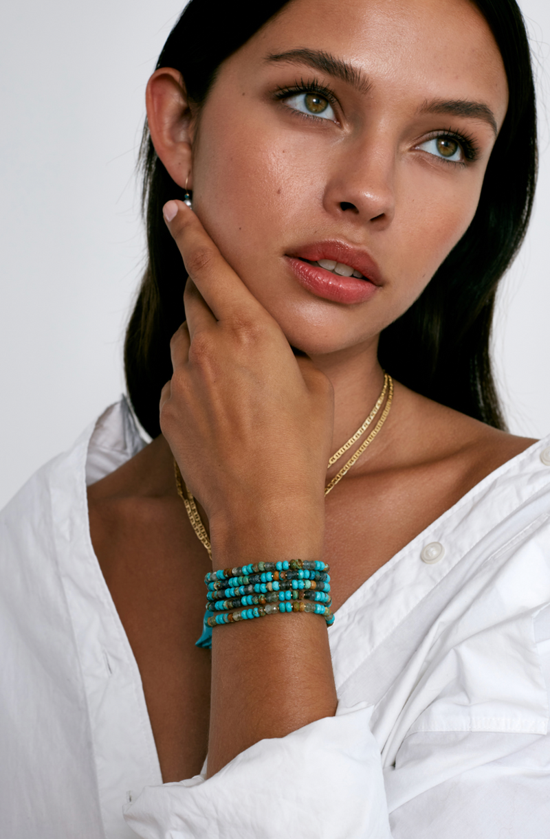 Turquoise Mix 31" Necklace/Bracelet