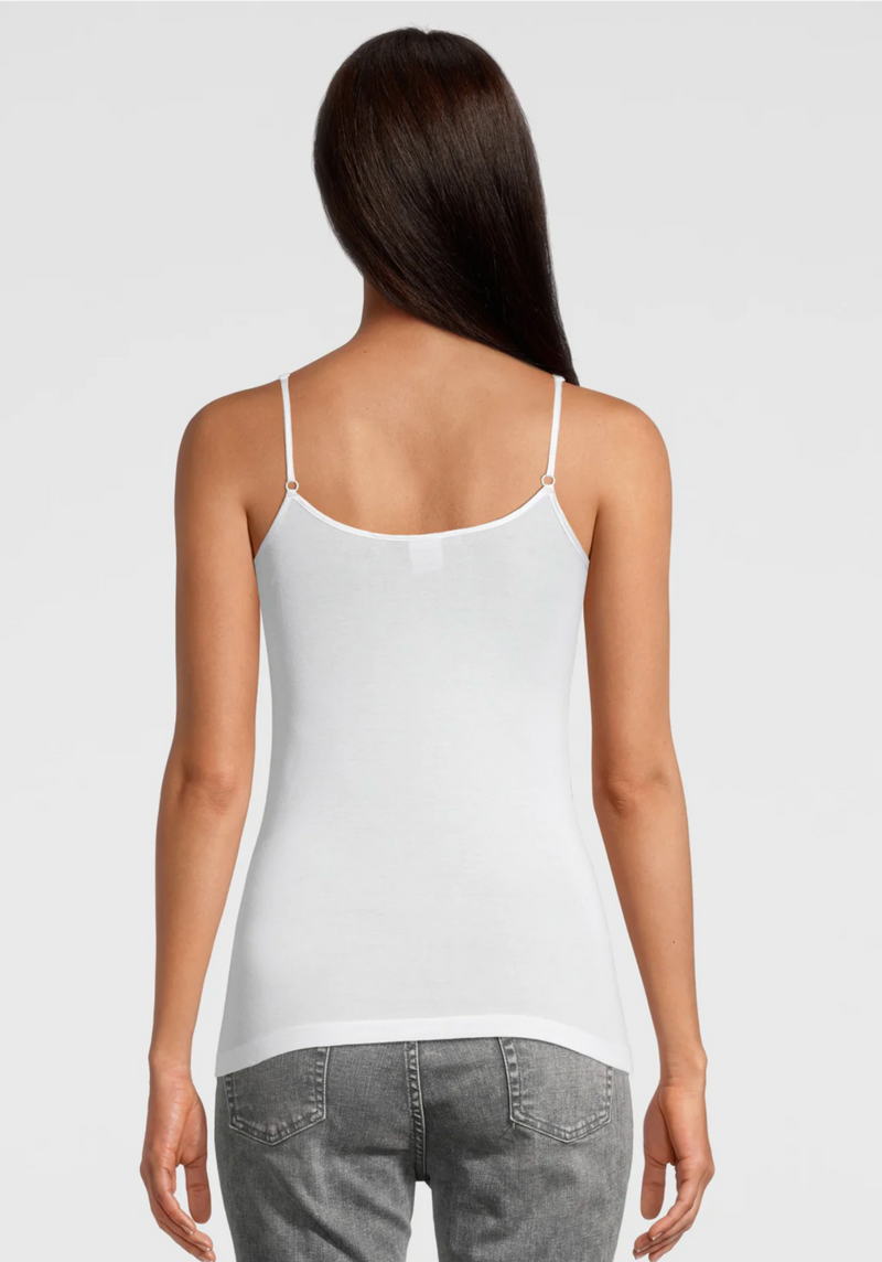 Cotton Spaghetti Top - V neck