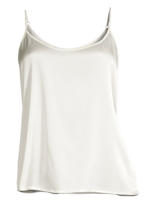 Stretch Spaghetti Silk Cami Top