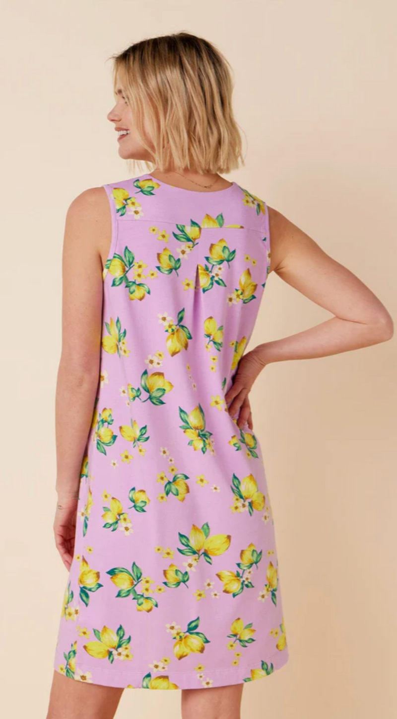Lemon Blossom Pima Knit Nightgown